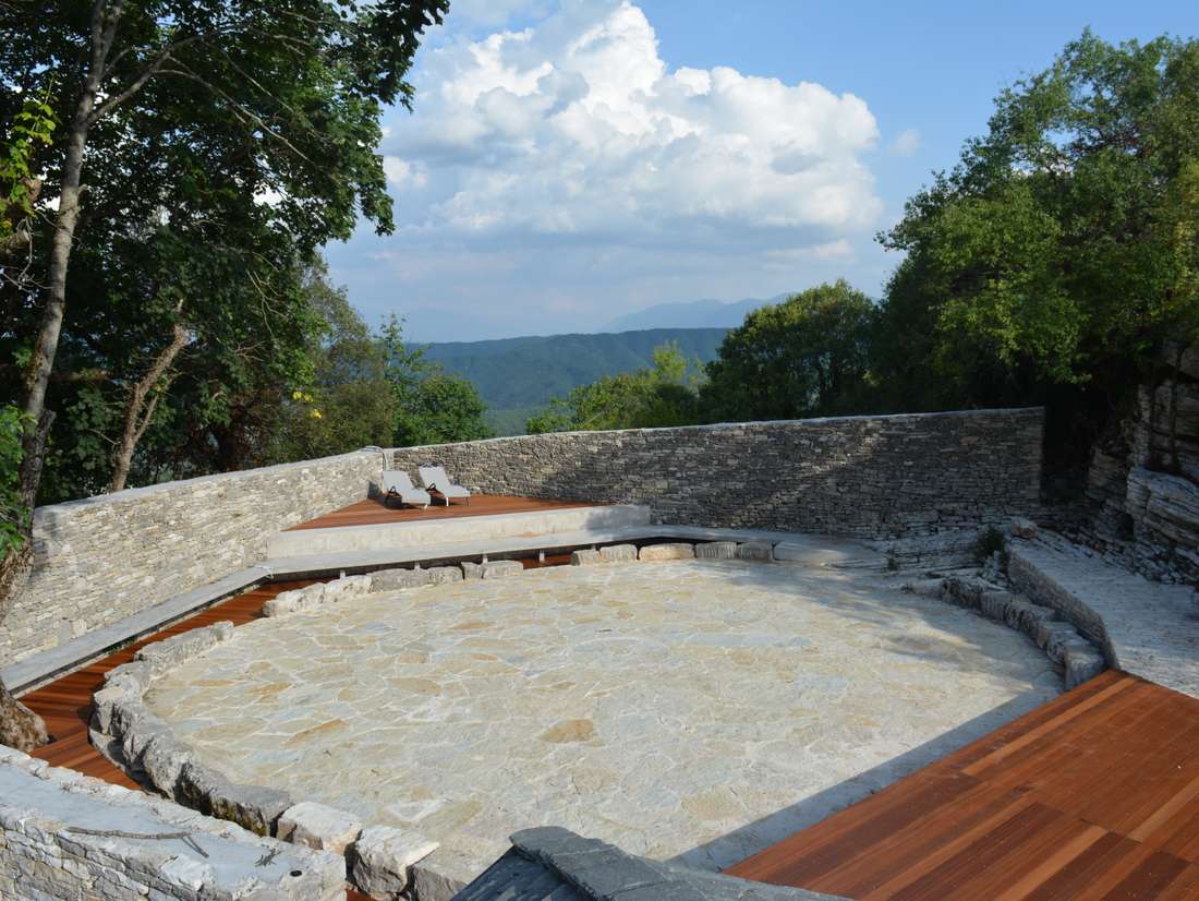 The threshing floor that continues as a theater, in the land beyond, is completed.